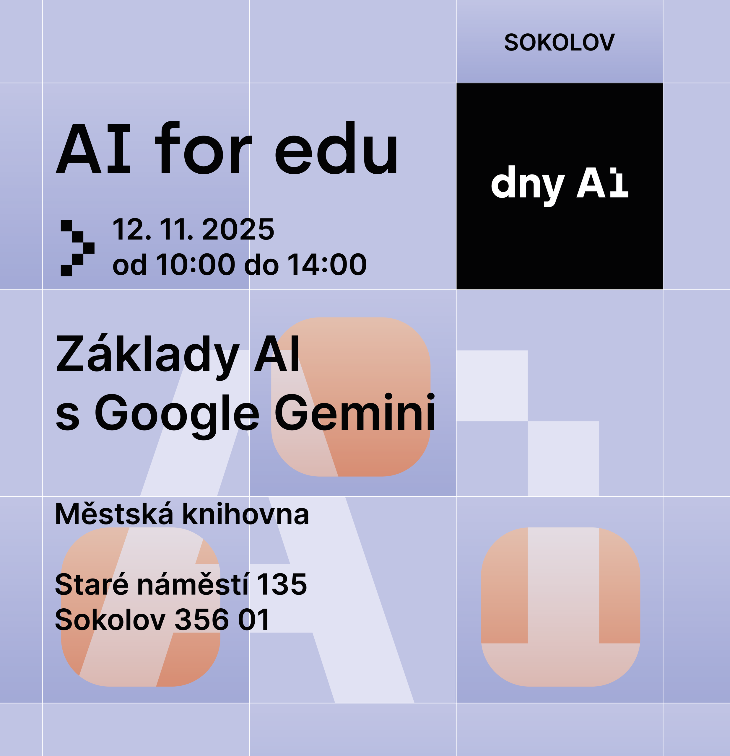 Pozvánka na workshop základy AI s Google Gemini.