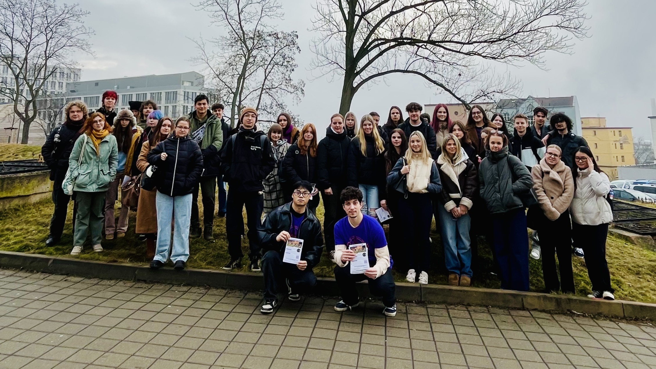 studenti na exkurzi na UJEP