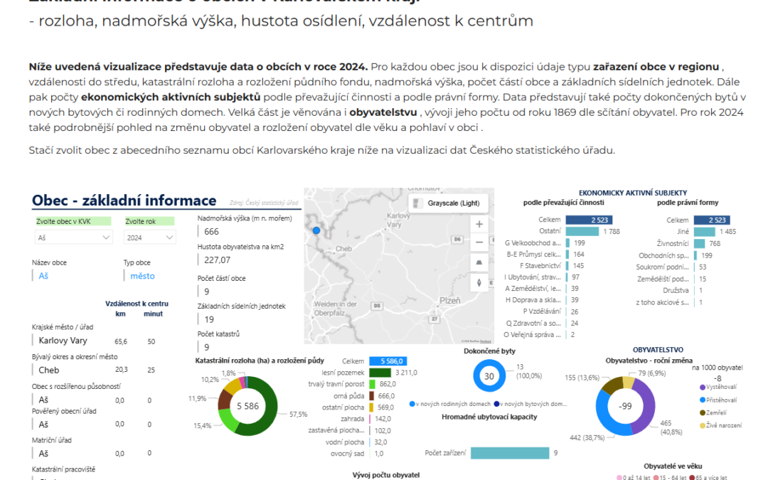 Karlovarský region drží hned několik prvenství v rámci Česka 