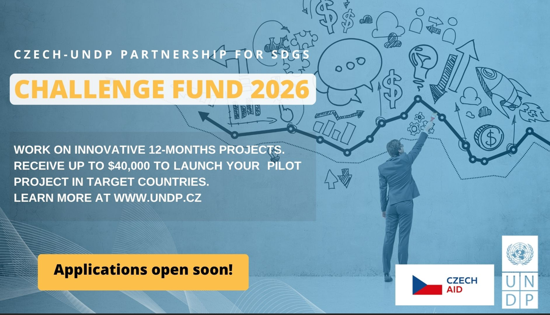 Nový ročník Czech-UNDP Challenge Fund 2026 se blíží: Získejte grant až 40 000 USD na vaše inovace