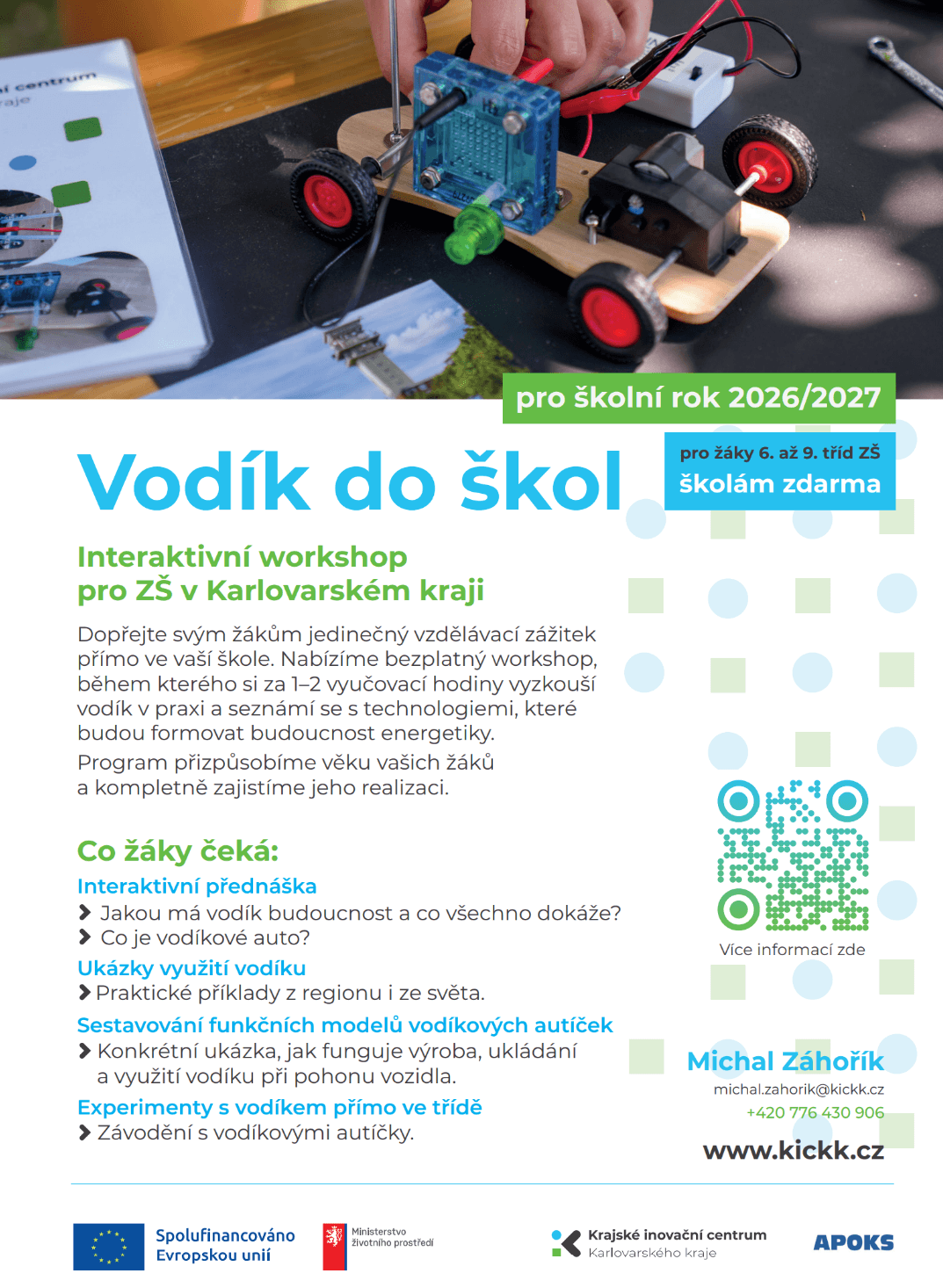 Vodík do škol. Karlovarský kraj. Vodík do škol. Karlovarský kraj.