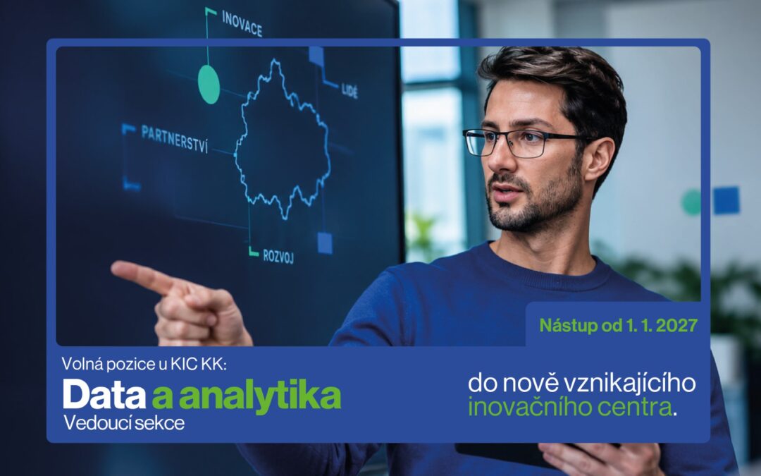 Hledáme člověka, který z dat čte příležitosti pro kraj 